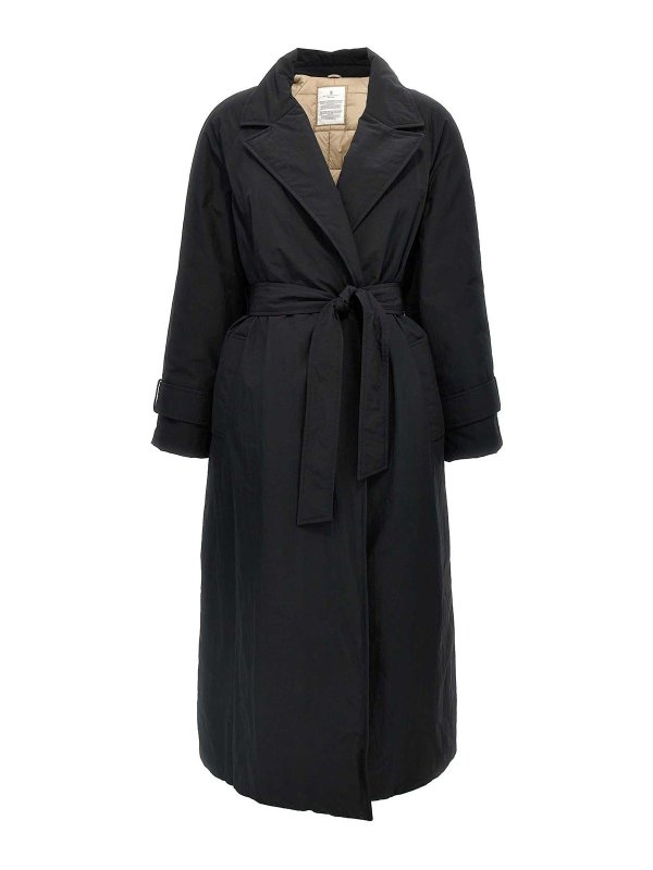 BRUNELLO CUCINELLI: blazers - Padded Long Belt Down Jacket