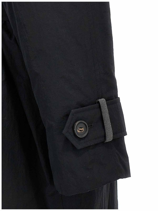 Padded Long Belt Down Jacket shop online: BRUNELLO CUCINELLI