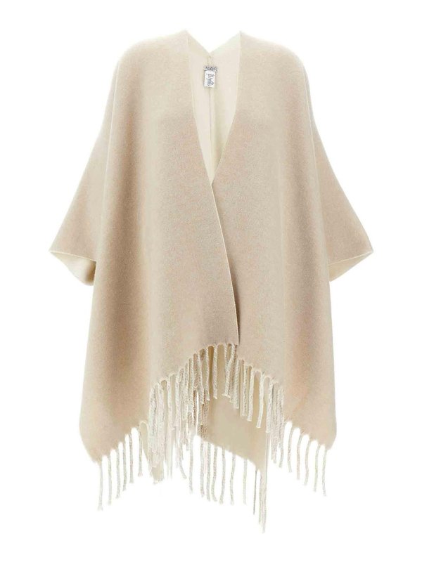 BRUNELLO CUCINELLI: Capas  y Ponchos - Capa - Beis