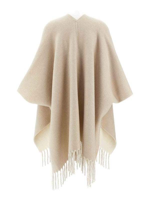 BRUNELLO CUCINELLI: Capas  y Ponchos online - Capa - Beis