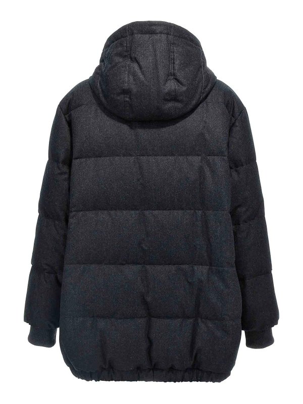 BRUNELLO CUCINELLI: blazers online - Padded Wool Down Jacket