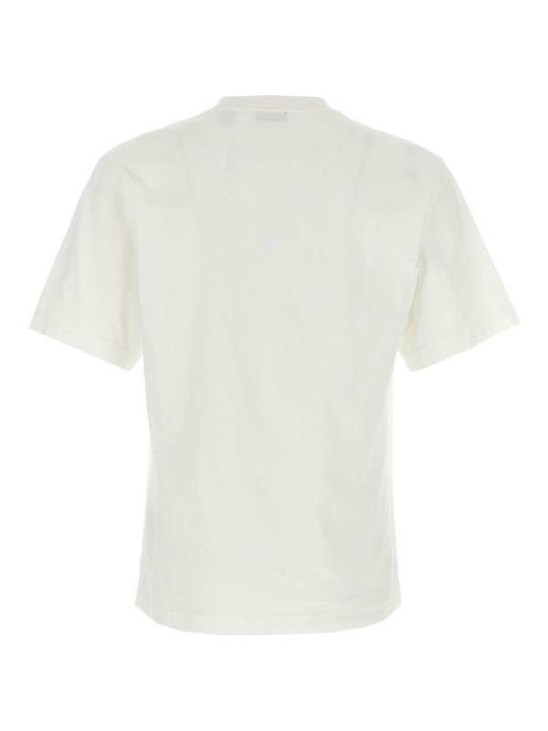 BURBERRY: t-shirts online - Logo Embroidery T-Shirt