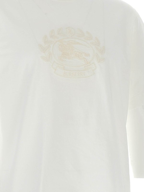 Logo Embroidery T-Shirt shop online: BURBERRY