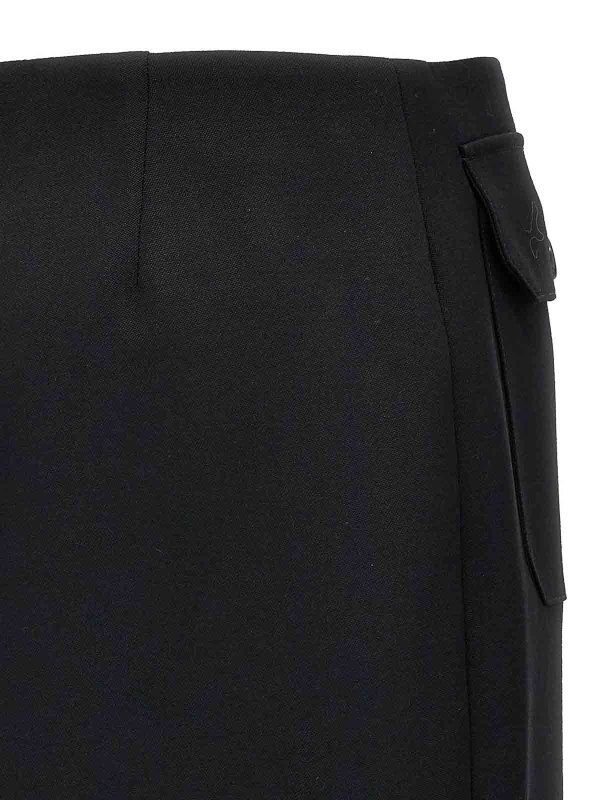 Falda Semilarga - Negro shop online: CHLOE