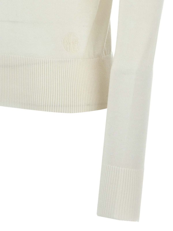 Maglione dolcevita con ricamo logo shop online: CHLOE