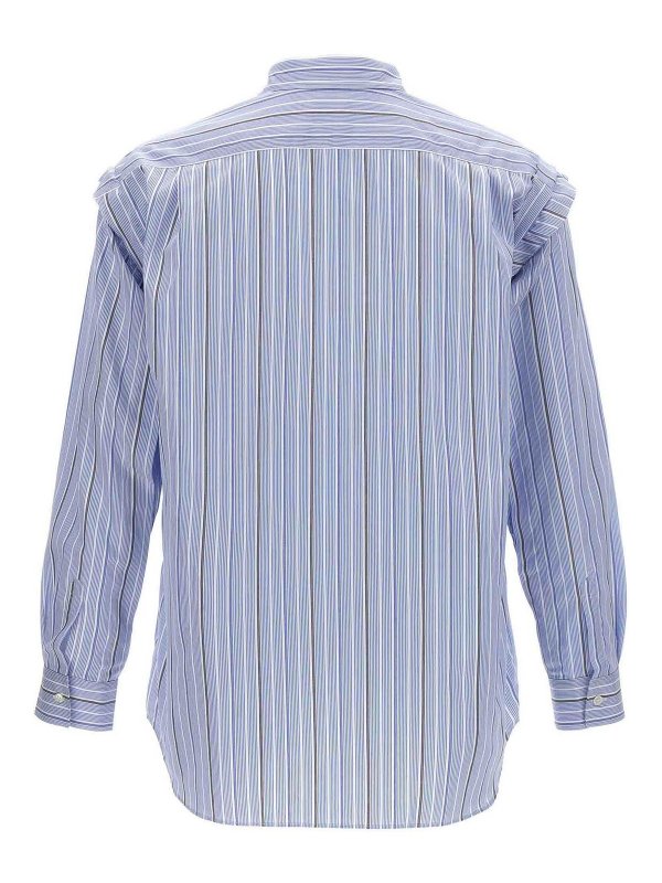 COMME DES GARCONS: shirts online - Unfinished Striped Shirt