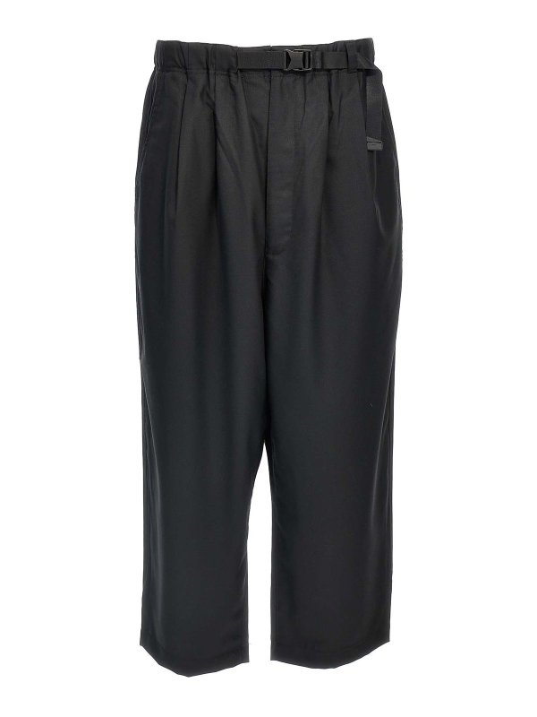 COMME DES GARÇONS HOMMES PLUS: トラウザーショーツ - ショートパンツ - 黒