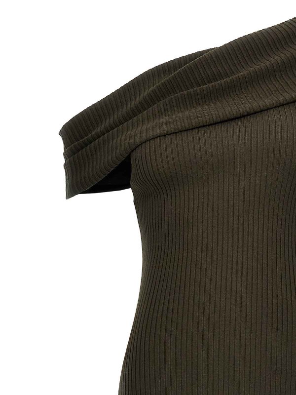 The Best Shops Courreges: evening dresses - Twist Rib Knit Long Dress