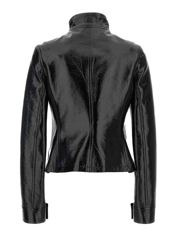 Courreges: giacche in pelle online - Giacca da moto in vinile