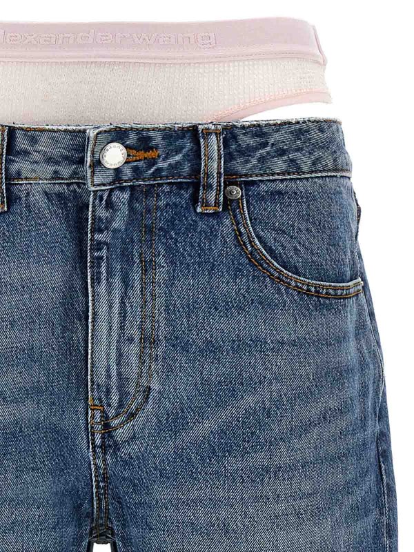 The Best Shops ALEXANDER WANG: Jeans évasés - Jean Bootcut - Bleu Clair