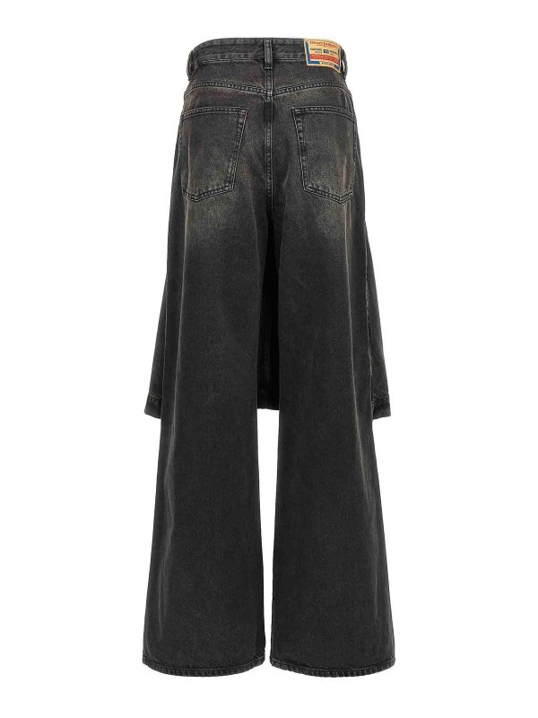 DIESEL: Jeans évasés online - Jean Bootcut - Noir