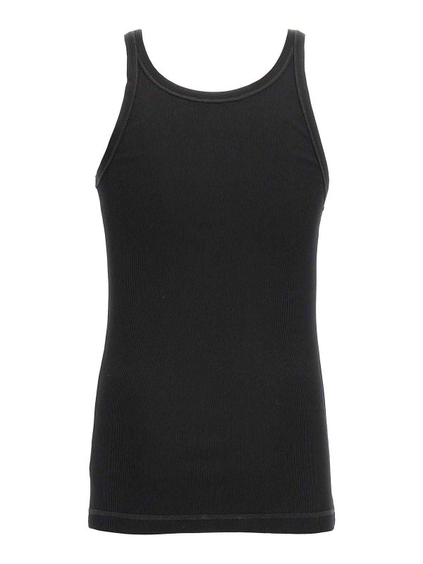 DOLCE & GABBANA: Tops y camisetas sin mangas online - Top - Negro