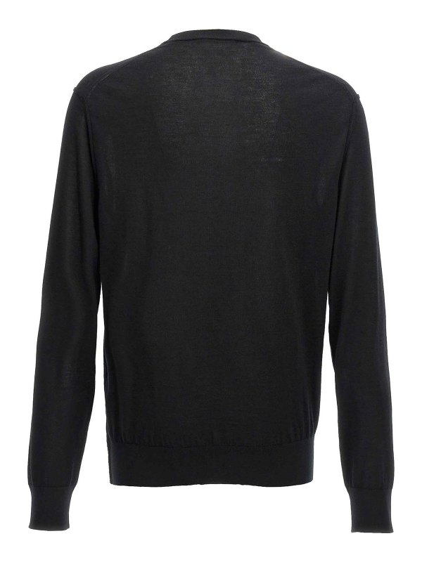 DOLCE & GABBANA: crew necks online - Logo Embroidery Sweater