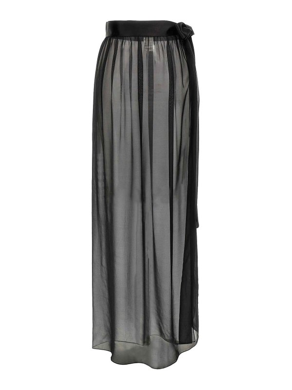 DOLCE & GABBANA: ニーレングススカート＆ミディ丈 online - 膝丈/ミディスカート - 黒