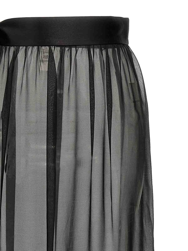 The Best Shops DOLCE & GABBANA: ニーレングススカート＆ミディ丈 - 膝丈/ミディスカート - 黒