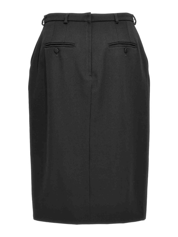 DOLCE & GABBANA: Knielange und Midi Röcke online - Midirock - Schwarz