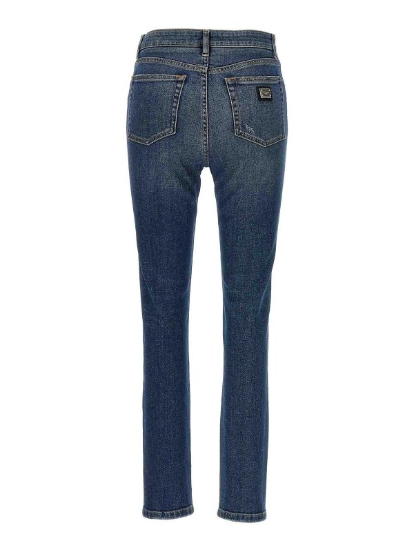 DOLCE & GABBANA: ブーツカットジーンズ online - ブーツカットジーンズ - ブルー