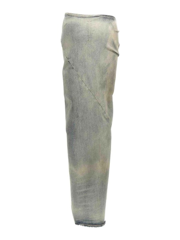 DRKSHDW: Faldas media pierna y semilargas online - Falda Semilarga - Azul Claro