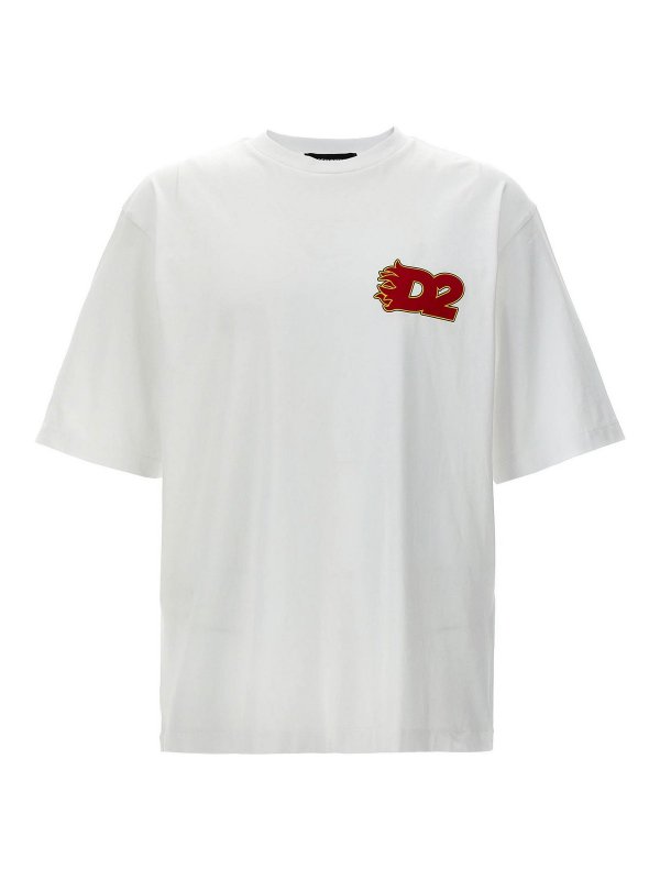 DSQUARED2: Camisetas - Camiseta - Blanco