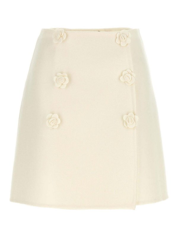 ERMANNO SCERVINO: Knielange und Midi Röcke - Midirock - Weiß