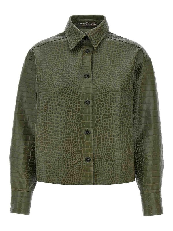 ERMANNO SCERVINO: shirts - Crocodile Print Shirt