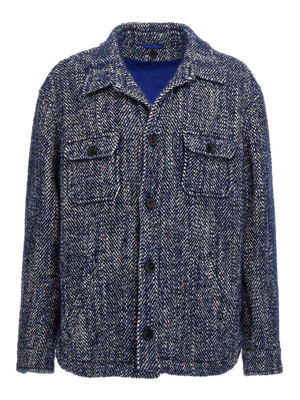 ETRO: giacche blazer - Giacca in lana Chevron