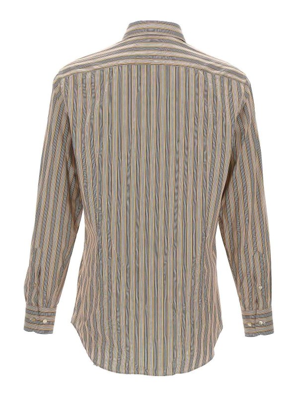 ETRO: shirts online - Logo Embroidery Shirt