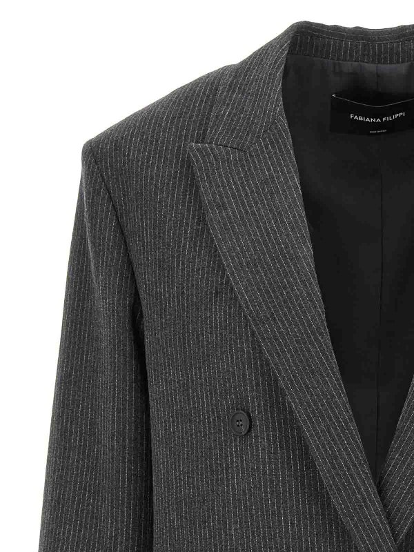 The Best Shops FABIANA FILIPPI: giacche blazer - Blazer doppiopetto gessato