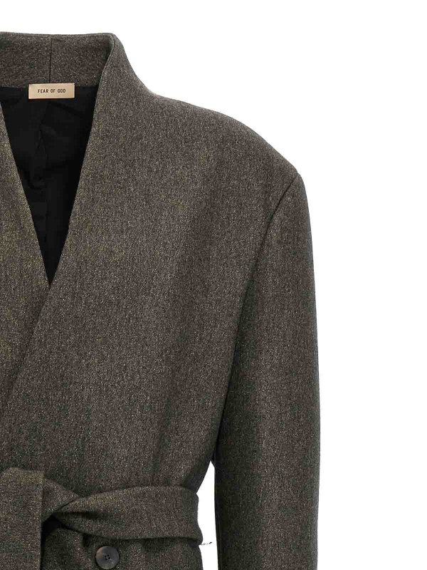 The Best Shops FEAR OF GOD: cappotti corti - Cappotto senza risvolto