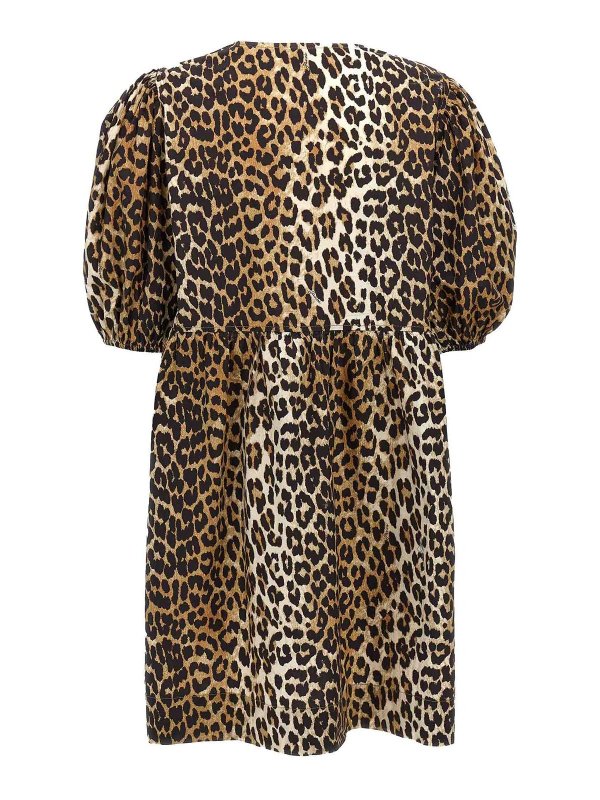 GANNI: ショートドレス online - ショートドレス - マルチカラー