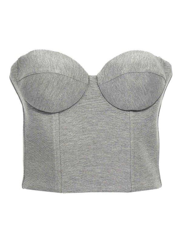 GIUSEPPE DI MORABITO: Tops y camisetas sin mangas - Top - Gris