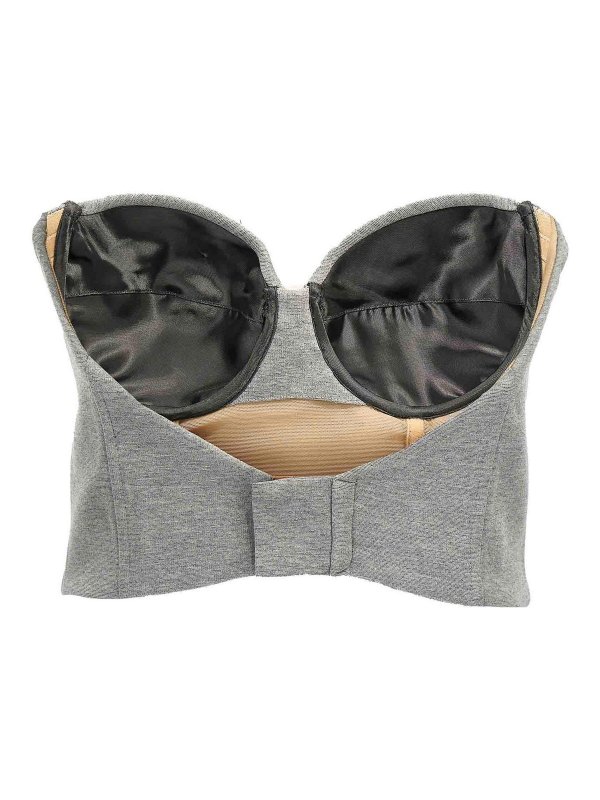 GIUSEPPE DI MORABITO: Tops y camisetas sin mangas online - Top - Gris