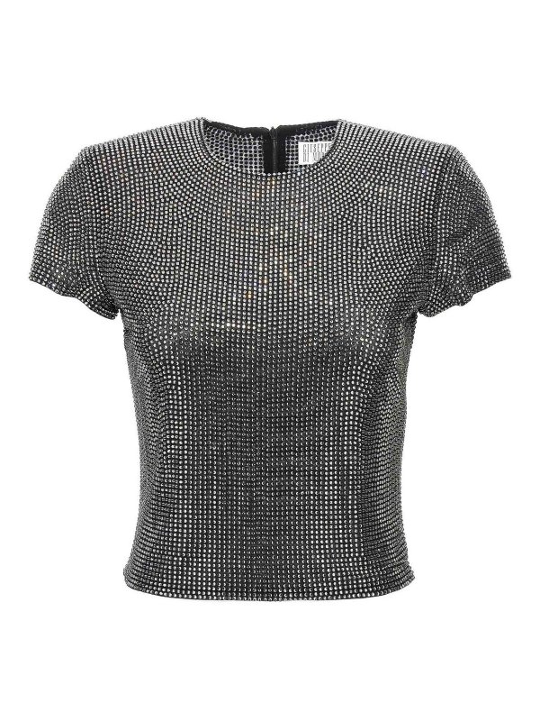 GIUSEPPE DI MORABITO: t-shirt - Maglietta con strass