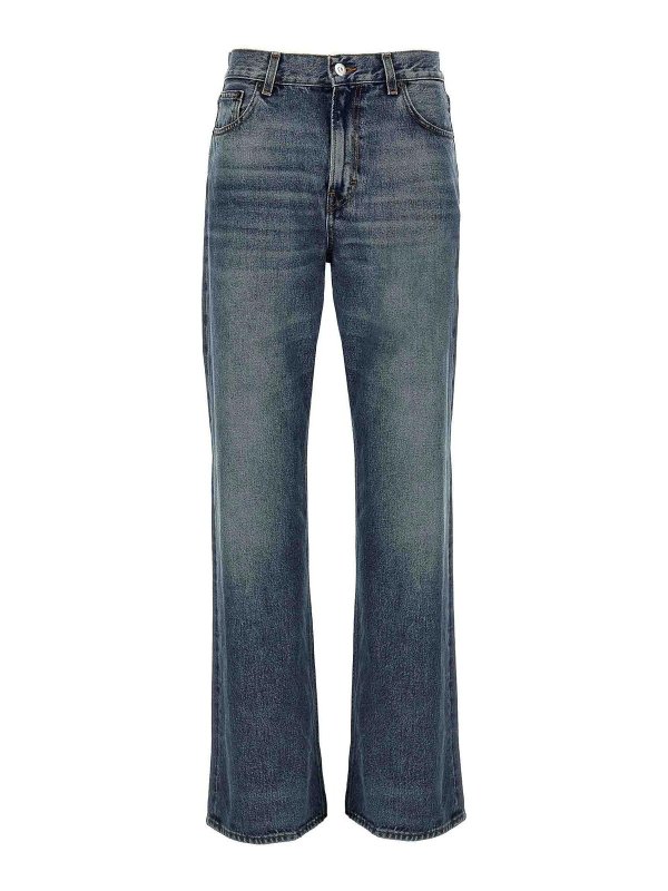 HAIKURE: jeans bootcut - Korea Piano Blue Jeans