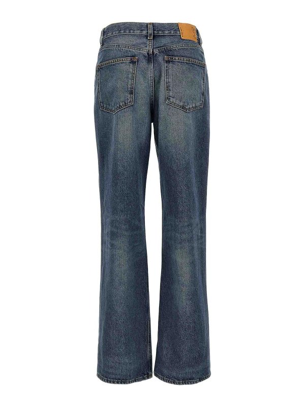 HAIKURE: jeans bootcut online - Korea Piano Blue Jeans