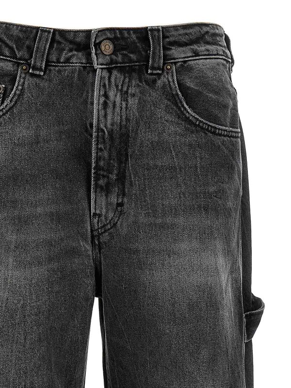 The Best Shops HAIKURE: ブーツカットジーンズ - ブーツカットジーンズ - 黒