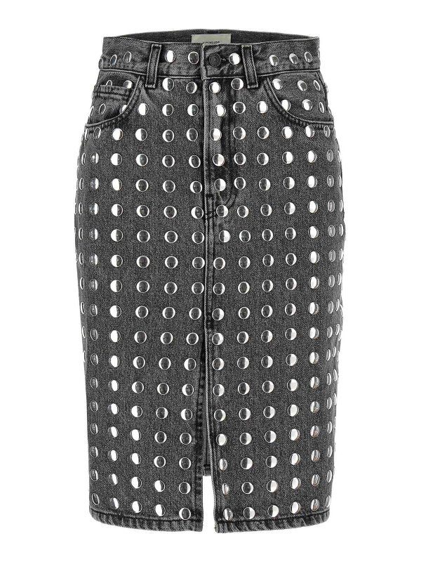 HAIKURE: ニーレングススカート＆ミディ丈 - 膝丈/ミディスカート - グレー