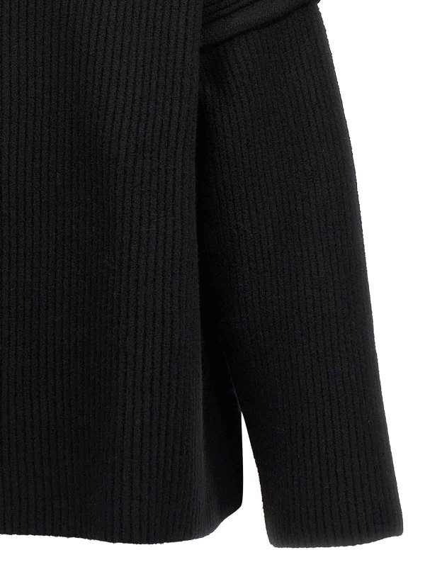 Geometric Neckline Sweater shop online: JIL SANDER