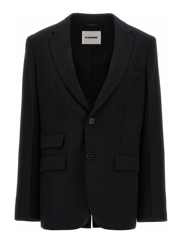 JIL SANDER: giacche blazer - Blazer monopetto sartoriale