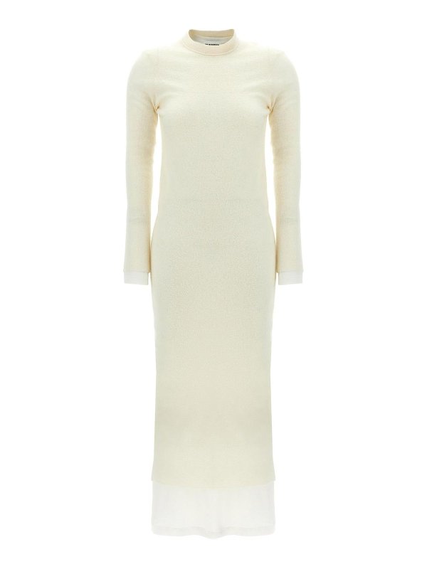 JIL SANDER: maxi dresses - Dress With Petticoat