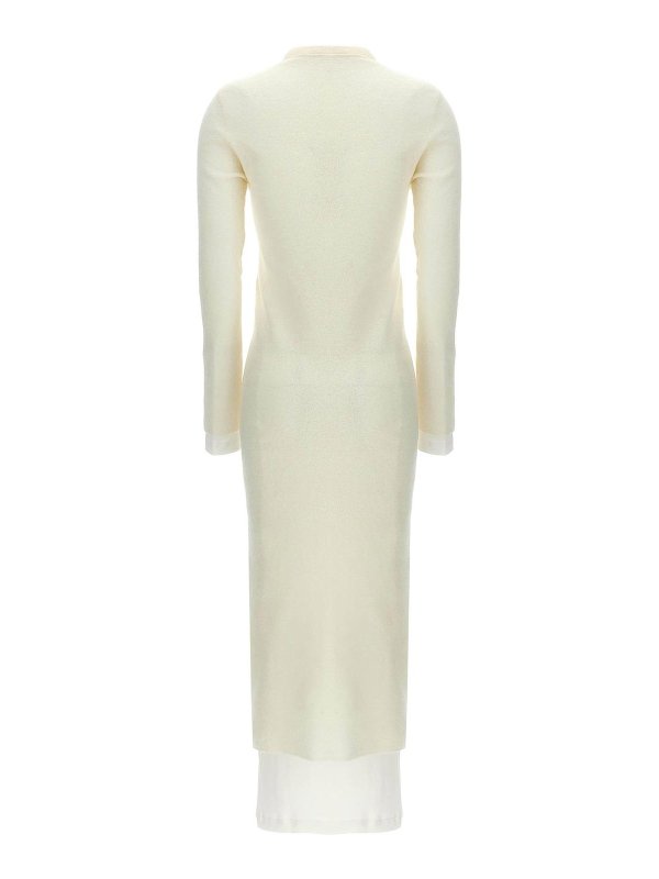 JIL SANDER: maxi dresses online - Dress With Petticoat