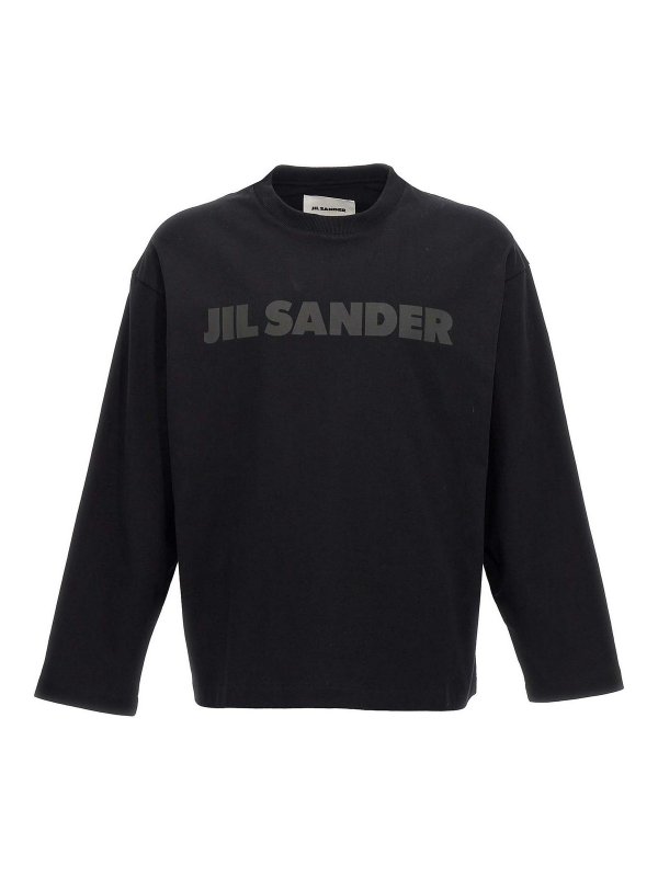 JIL SANDER: t-shirts - Logo Print T-Shirt