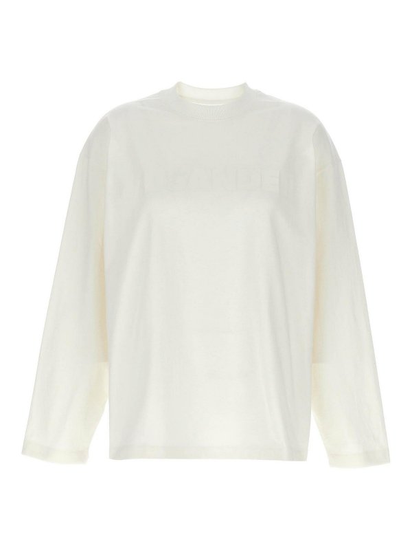 JIL SANDER: t-shirts - Logo Print T-Shirt