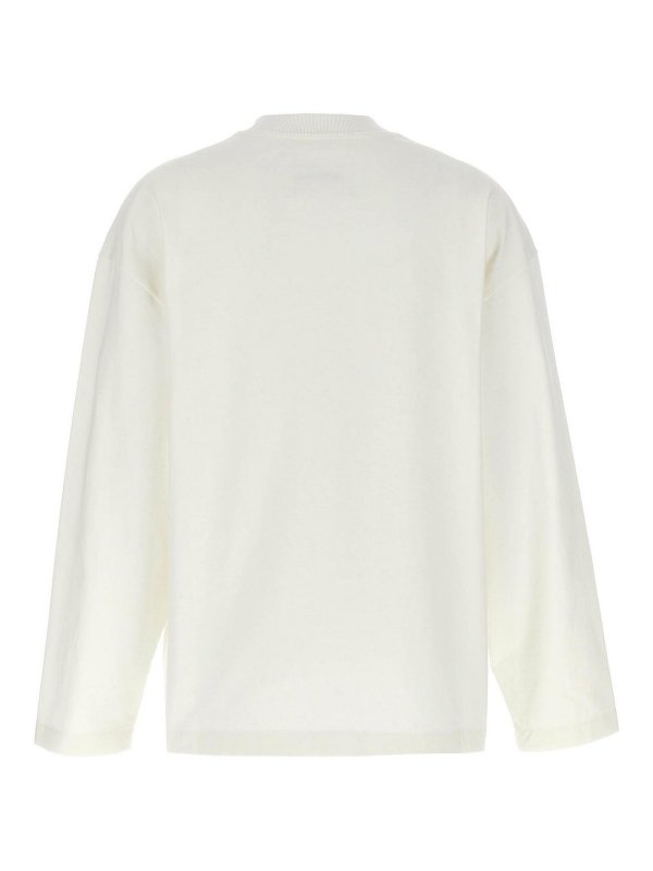 JIL SANDER: t-shirts online - Logo Print T-Shirt