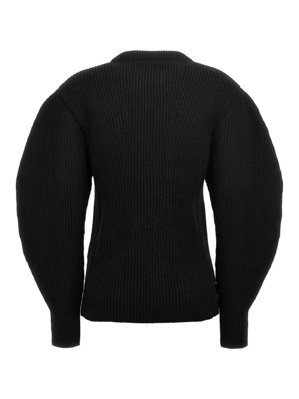 JIL SANDER: maglia collo rotondo online - Maglia a coste