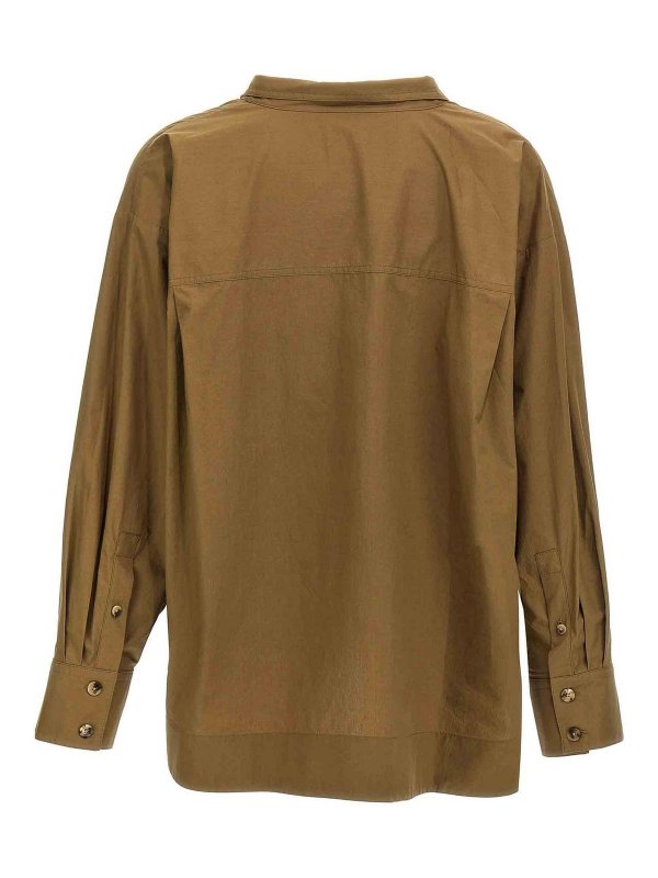 KHAITE: Blouses online - Blouse - Marron