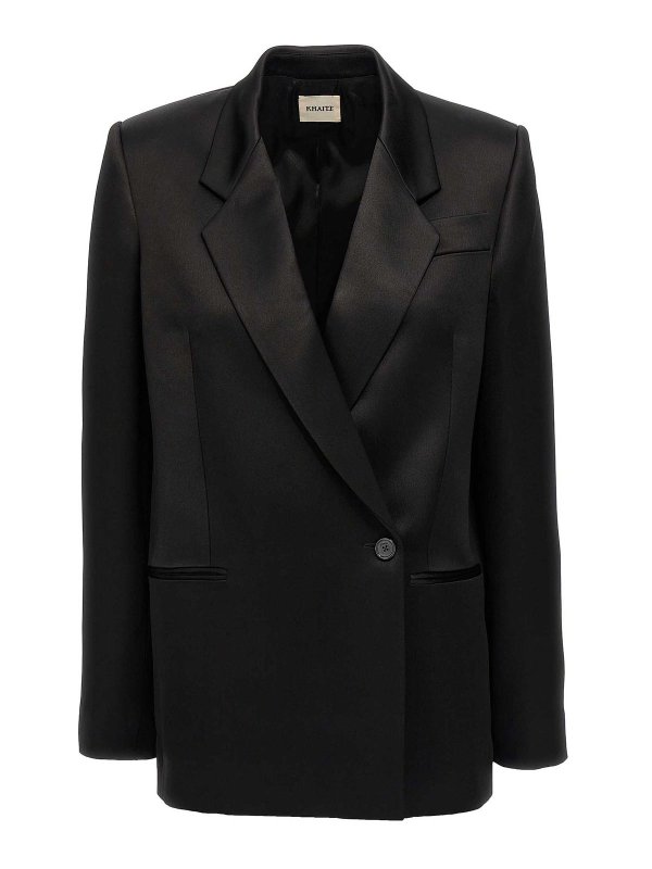KHAITE: Blazer - Blazer - Negro