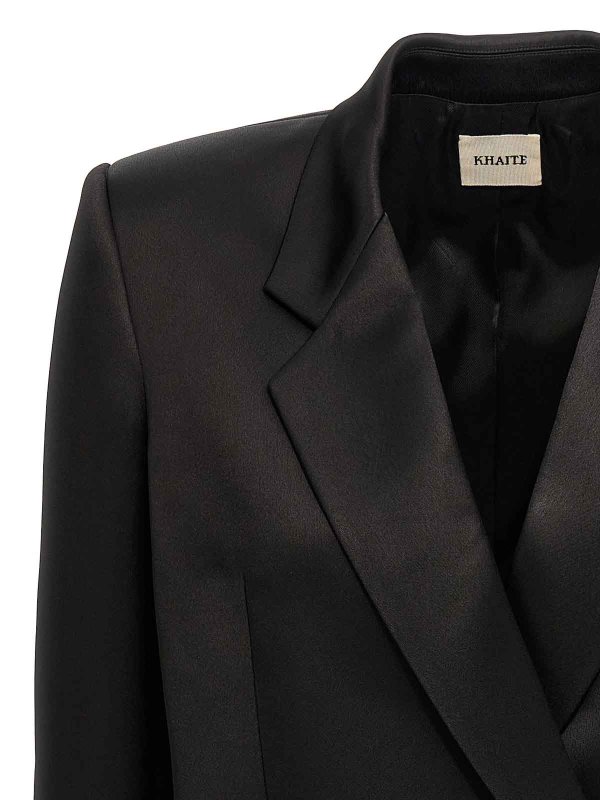 The Best Shops KHAITE: Blazer - Blazer - Negro