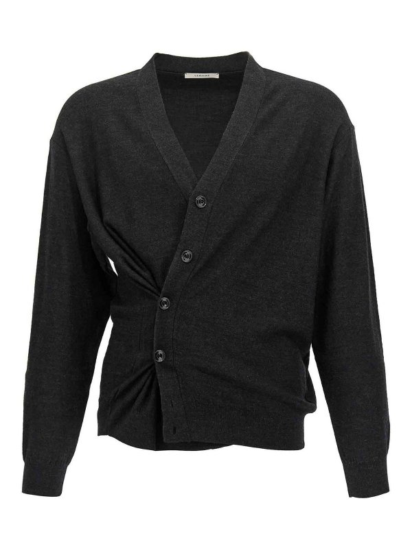 LEMAIRE: cardigans - Relaxed Twisted Cardigan
