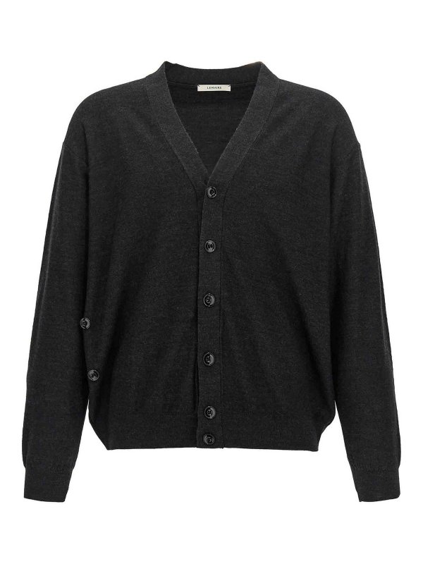 LEMAIRE: cardigans online - Relaxed Twisted Cardigan